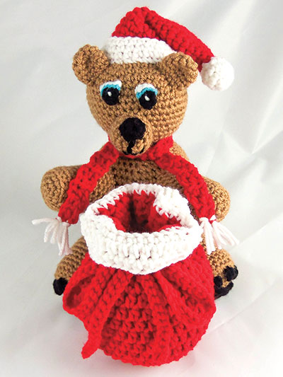 Holiday Santa Gift Bear