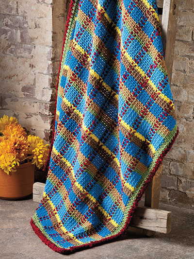 Mad About Plaid Afghan