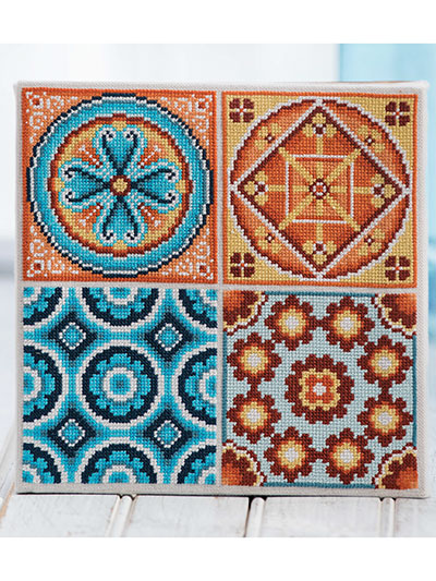 Mosaic Tiles Cross Stitch Pattern