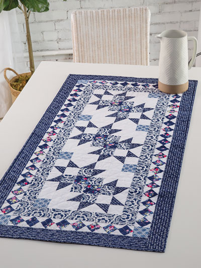 EXCLUSIVELY ANNIE'S QUILT DESIGNS: Blue Carolina Table Runner