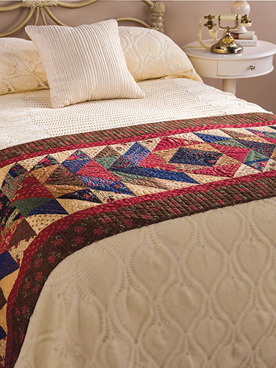 Turnabout Is Fair Play Bed Runner Pattern