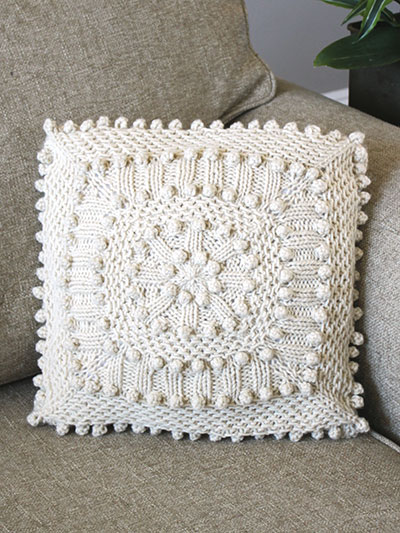 Annie's Signature Designs: Matelasse Pillow Knit Pattern
