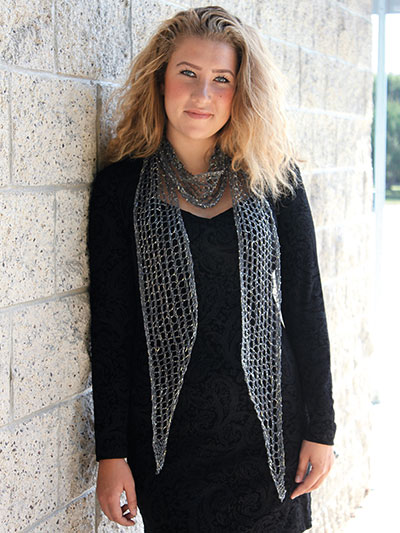 Annie's Signature Designs: Blingeling Scarf Knit Pattern