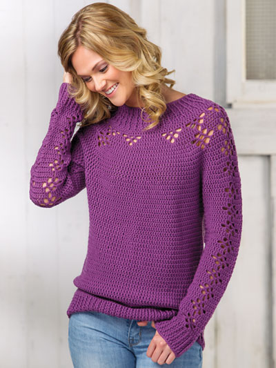 Annie's Signature Designs: Stamford Pullover Crochet Pattern
