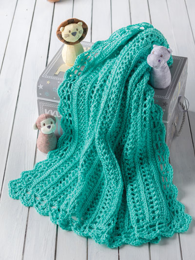 Swinging on a Star Baby Blanket Crochet Pattern