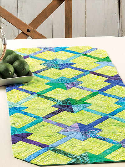 Crossing Lines Table Runner Quilt Pattern