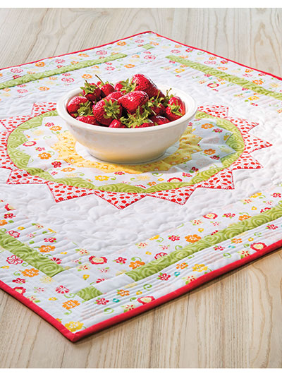 Here Comes the Sun Table Topper Pattern