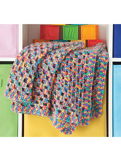 Light Breeze Baby Blanket Crochet Pattern