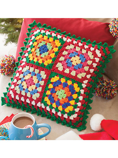Bright & Happy Pillow Crochet pattern