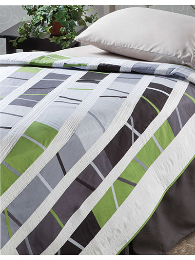 Six, Slashed Bed Quilt Pattern