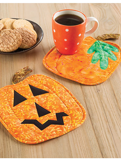 Pumpkin Panache Mug Rugs Pattern