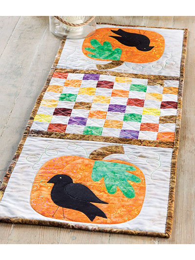 Fall's Here! & Scaredy-Cat Table Runners Pattern