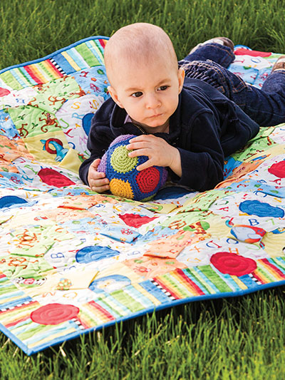 Baby Bows Baby Quilt Pattern