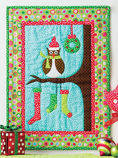 Owl Be Home for Christmas Wall Hanging Pattern