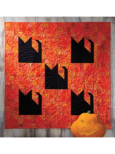 Fright Night Kitties Wall Hanging Pattern