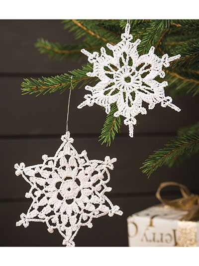 Ornamental Snowflakes Crochet Pattern