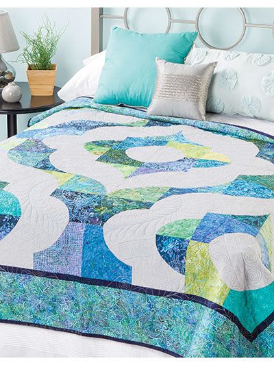 Ornamental Arches Bed Quilt