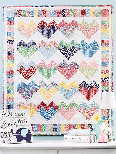 Candy Hearts Wall Quilt