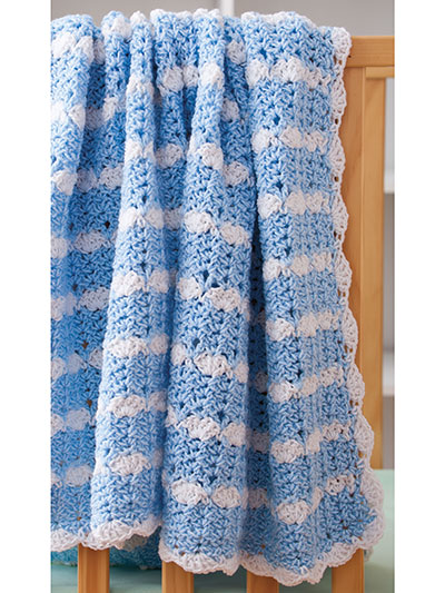 Beautiful Blue Baby Blanket
