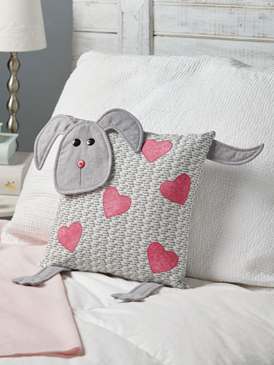 Puppy Love Pillow Quilt Pattern