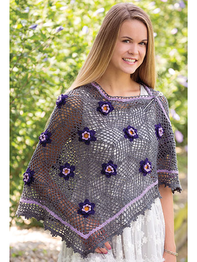Lady Aine Shawl Crochet Pattern