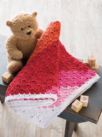 Sweet Sunset Baby Blanket Crochet Pattern