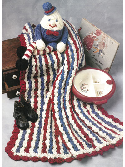 Humpty Dumpty Afghan Set Crochet Pattern