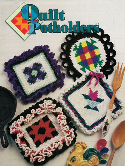 Quilt Potholders Crochet Pattern