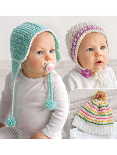 Cute & Cozy Head Covers Crochet Pattern