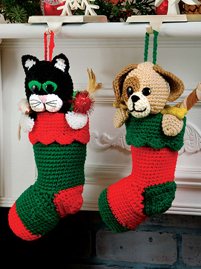 Pet Stockings Crochet Pattern