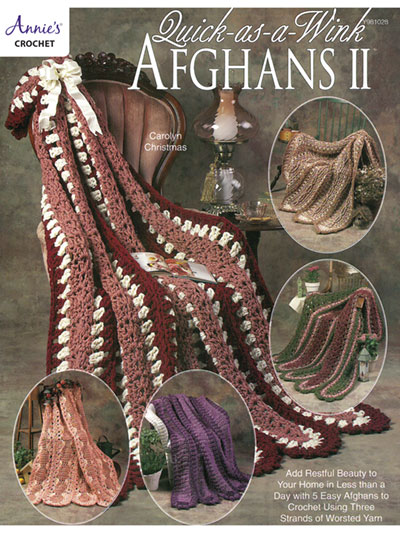 Quick-as-a-Wink Afghans II Crochet Pattern