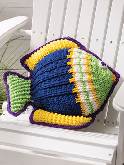 Something Fishy Pillow Crochet Pattern