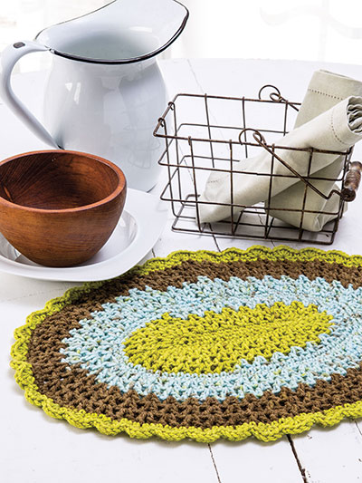 V-Stitch Place Mat Crochet Pattern