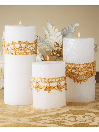 Candle Glitter Wraps Crochet Pattern