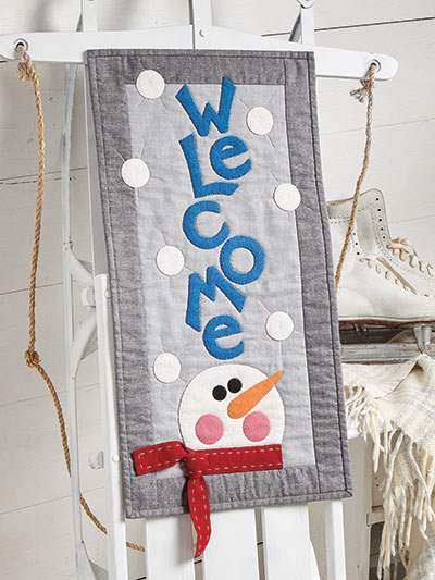 Winter Welcome Wall Hanging Quilt Pattern