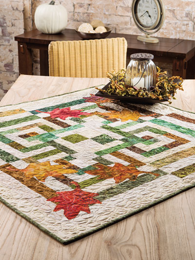 Fall in the City Table Topper Quilt Pattern