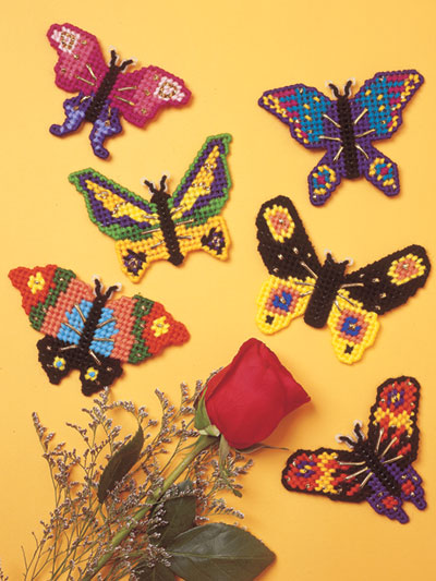6 7 HPI Plastic Canvas Butterfly Shapes per pack of 6 PC06 