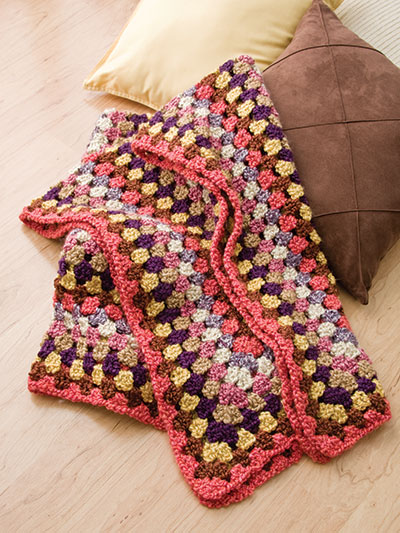 Rectangular Granny Afghan Crochet Pattern