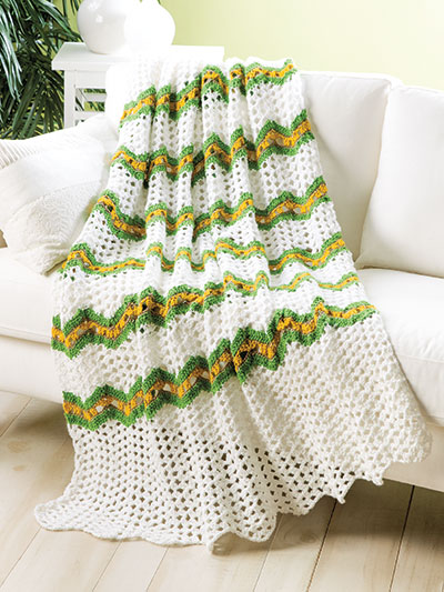 Summer's Day Throw Crochet Pattern