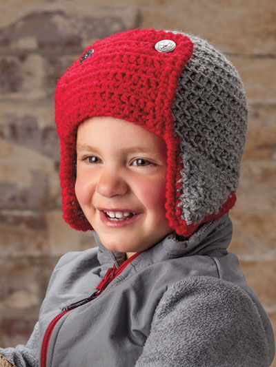 Child's Bomber Hat Crochet Pattern