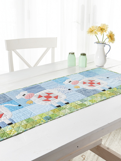 Quilt 'Til the Cows Come Home Table Runner Pattern