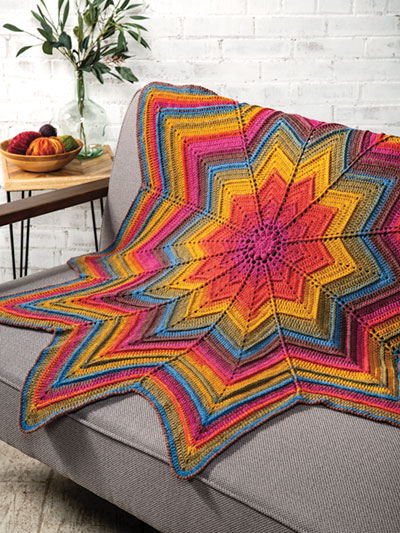 Daystar Throw Crochet Pattern