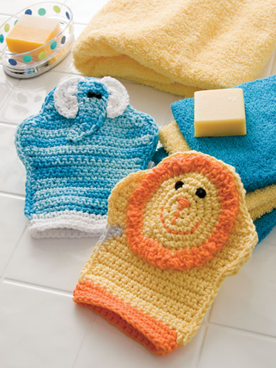 Bath Mitts Crochet Pattern