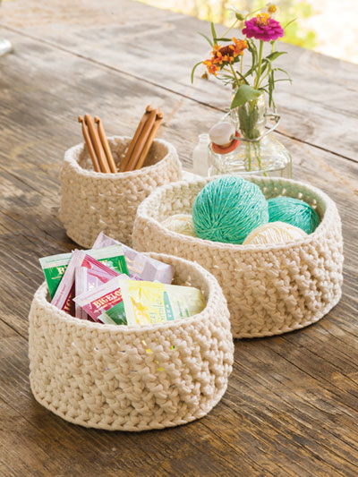 Decorative Baskets Crochet Pattern