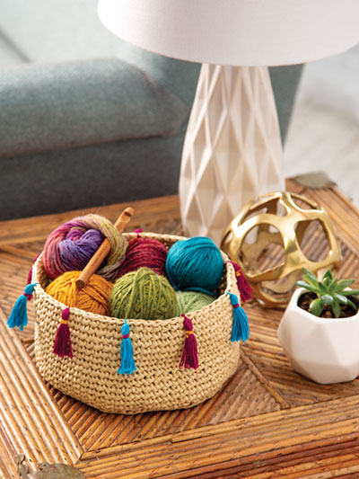 Boho Basket Crochet Pattern