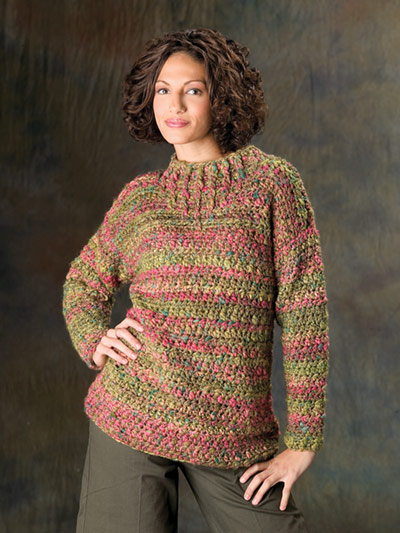 Painter's Palette Pullover Crochet Pattern