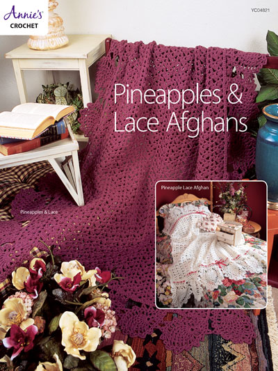 Pineapples & Lace Afghans Crochet Pattern