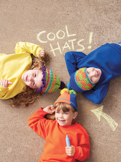 Cool Hats For Happy Kids Crochet Pattern