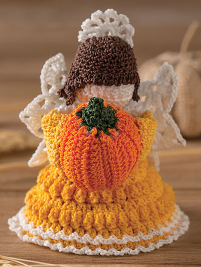 Harvest Blessings Angel Crochet Pattern