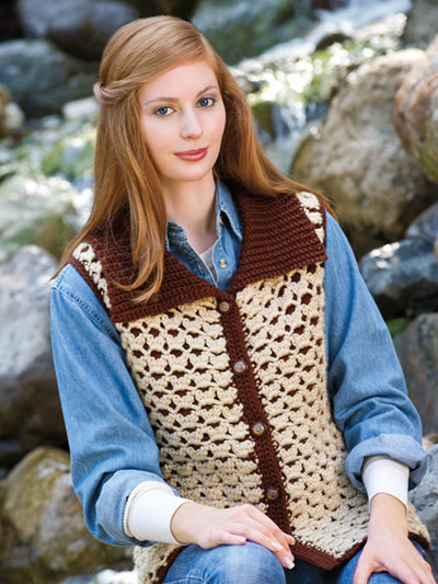 Padded Reversible Vest Crochet Pattern